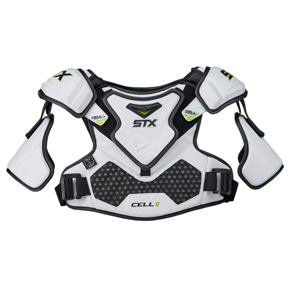 STX Cell V Men's Lacrosse Shoulder Pads - Lightweight Protective Gear for Lacrosse Players - Perfect for Training, Games & Competitive Play