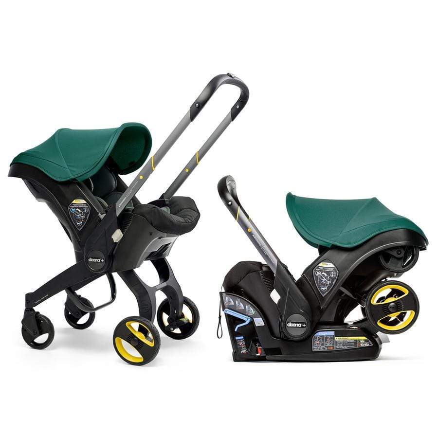 Doona+ Infant Car Seat and Stroller Combo - Convertible, Lightweight, and Travel-Friendly for Newborns to Toddlers - Perfect for Air Travel, Shopping, and Daily Outings