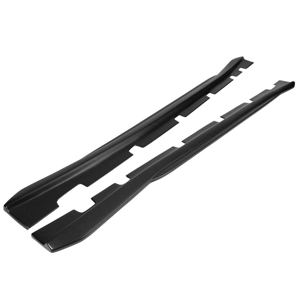 FREEMOTOR802 Side Skirts & Rocker Panels for 2011-2023 Dodge Charger Base & SXT - Unpainted Black PP - Perfect for Car Customization & Body Protection
