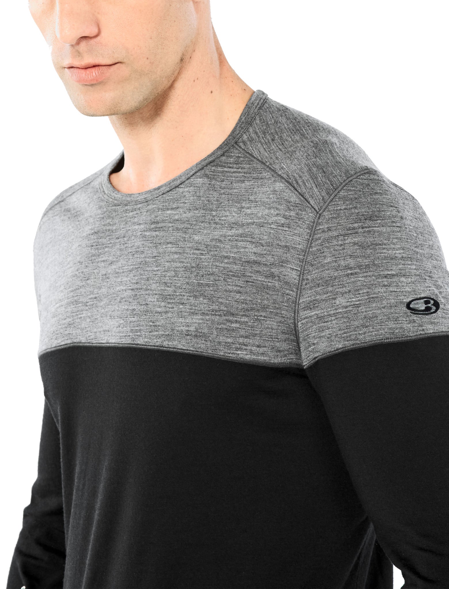 200 Oasis Deluxe LS Crewneck Men's Long Sleeve T-Shirt | Soft Cotton Round Neck Tee for Men | Perfect for Casual Wear, Layering & Everyday Comfort