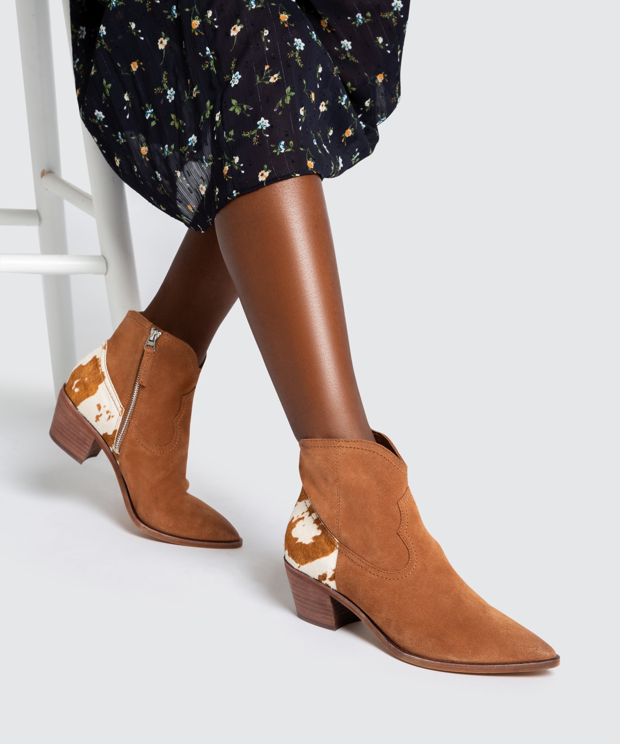 SENICA Women's Brown Booties - Stylish & Comfortable Ankle Boots for Fall & Winter | Perfect for Casual Outfits, Office Wear & Outdoor Activities