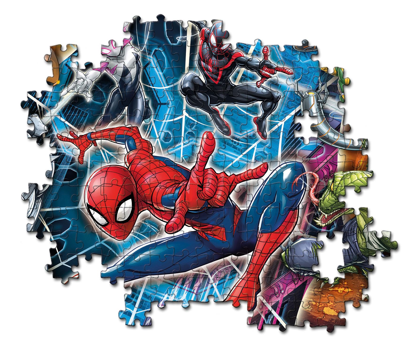 Clementoni 23716 - 104 Piece Maxi Spider-Man Puzzle for Kids, Superhero Jigsaw Puzzle for Children, Fun Educational Toy for Home & Classroom Activities