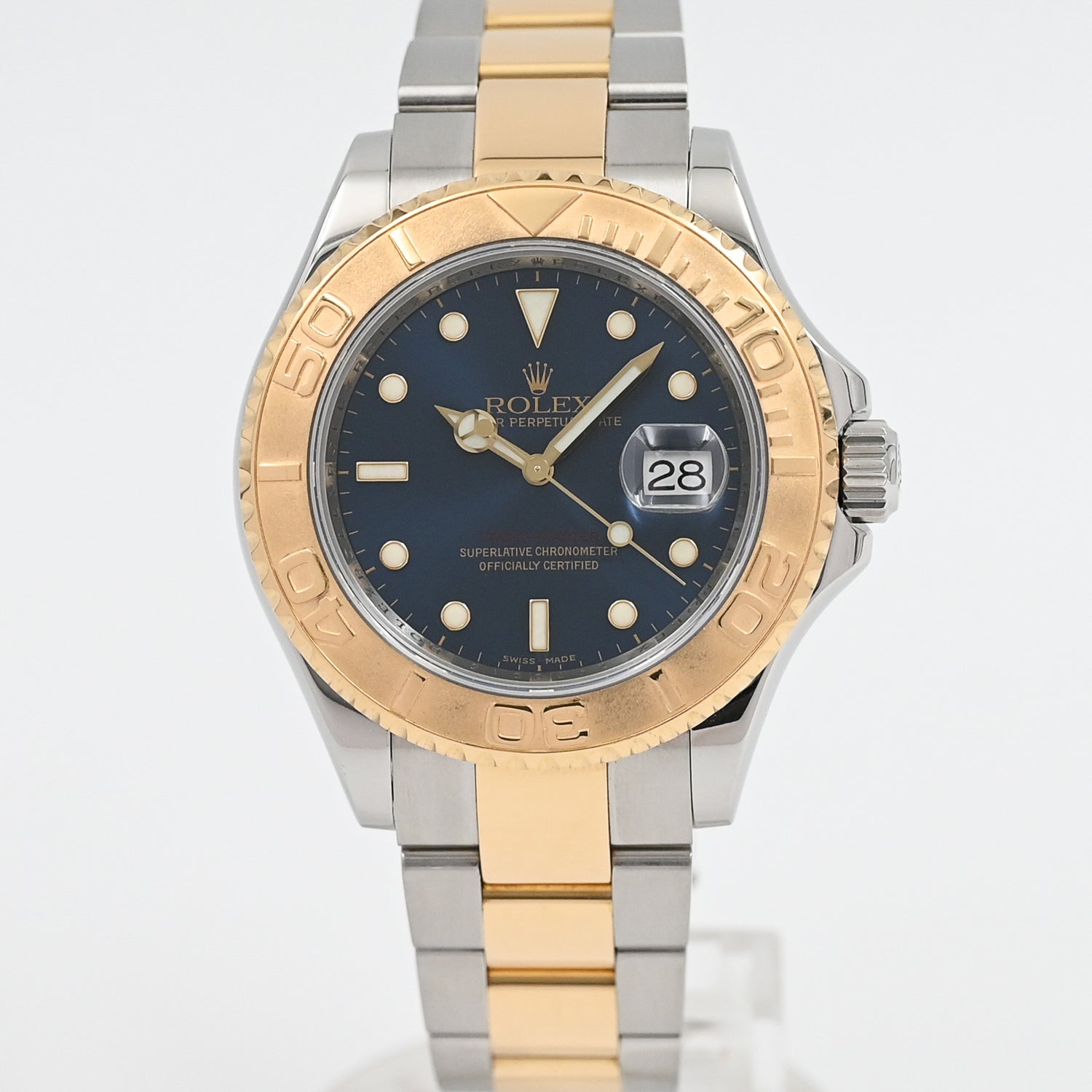 Rolex Yachtmaster 40mm Men's Luxury Watch - 2008 Model - Stainless Steel & Platinum - Perfect for Sailing, Yachting & Special Occasions