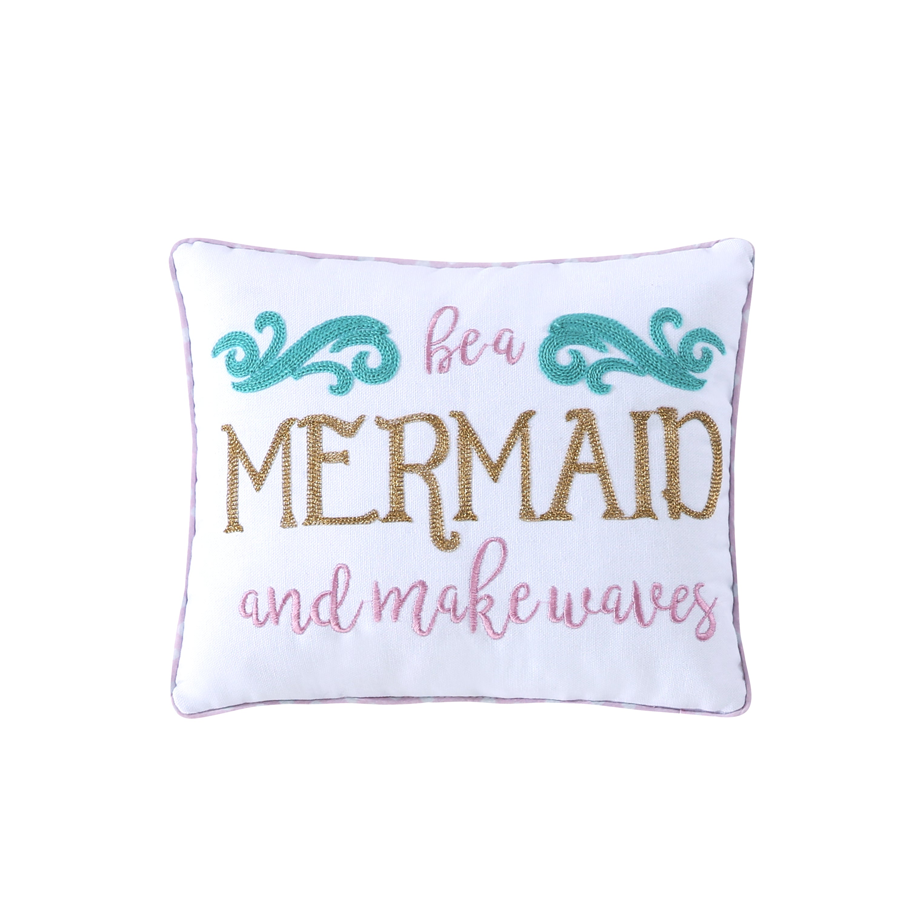 Mermaid 5-Piece Toddler Bedding Set - Soft Crib Bed Sheets, Pillowcase & Blanket for Girls - Perfect for Nursery, Daycare or Birthday Gift