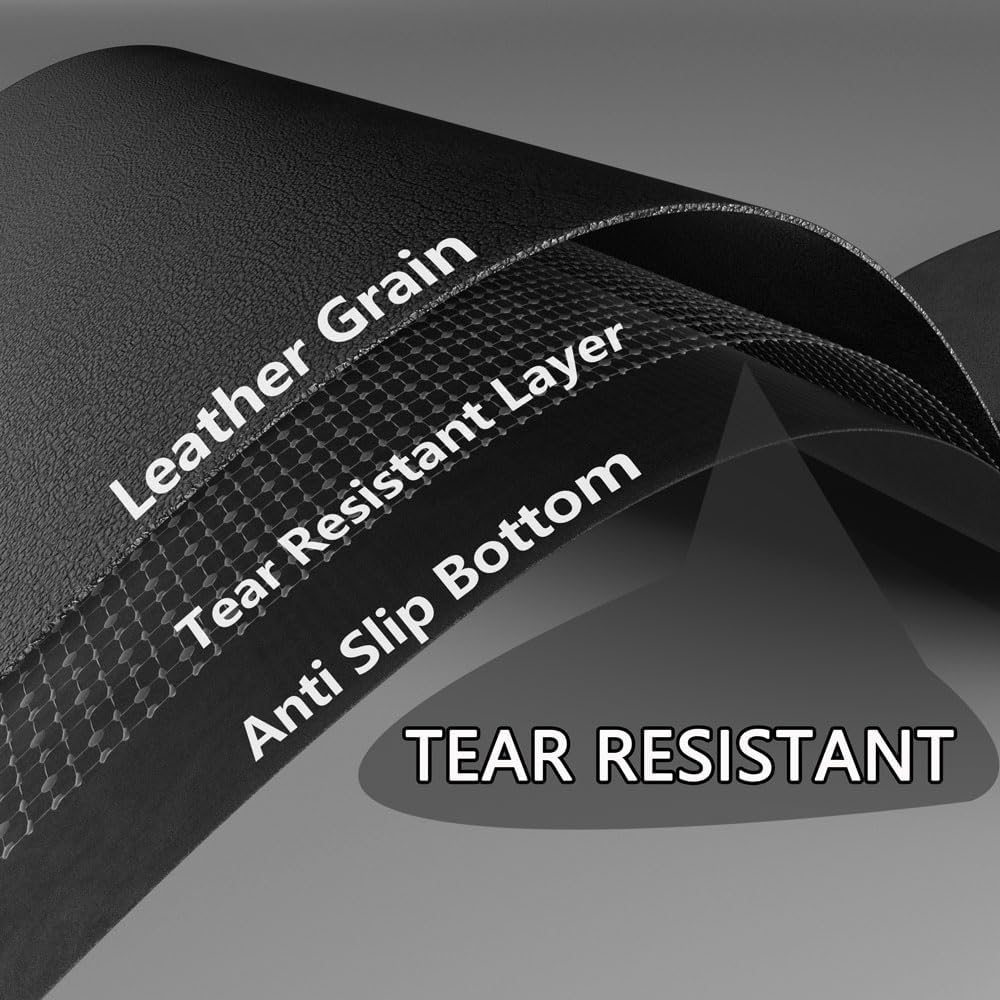 **ABBER Bike Mat for Peloton Bike & Exercise Equipment - Non-Slip Treadmill Mat, Elliptical Mat, Trainer Mat Pad for Indoor Spin Bikes - Protects Hardwood Floors - Perfect for Home Gym, Yoga & Workout Spaces**