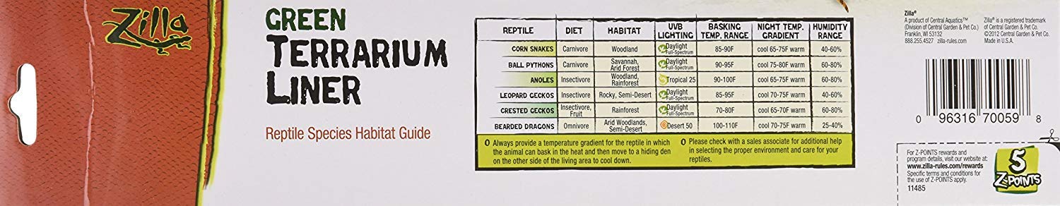 Premium Terrarium Liner for Reptiles & Amphibians - Breathable Mesh Substrate for Vivariums, Terrariums & Reptile Tanks - Ideal for Geckos, Snakes & Frogs (12