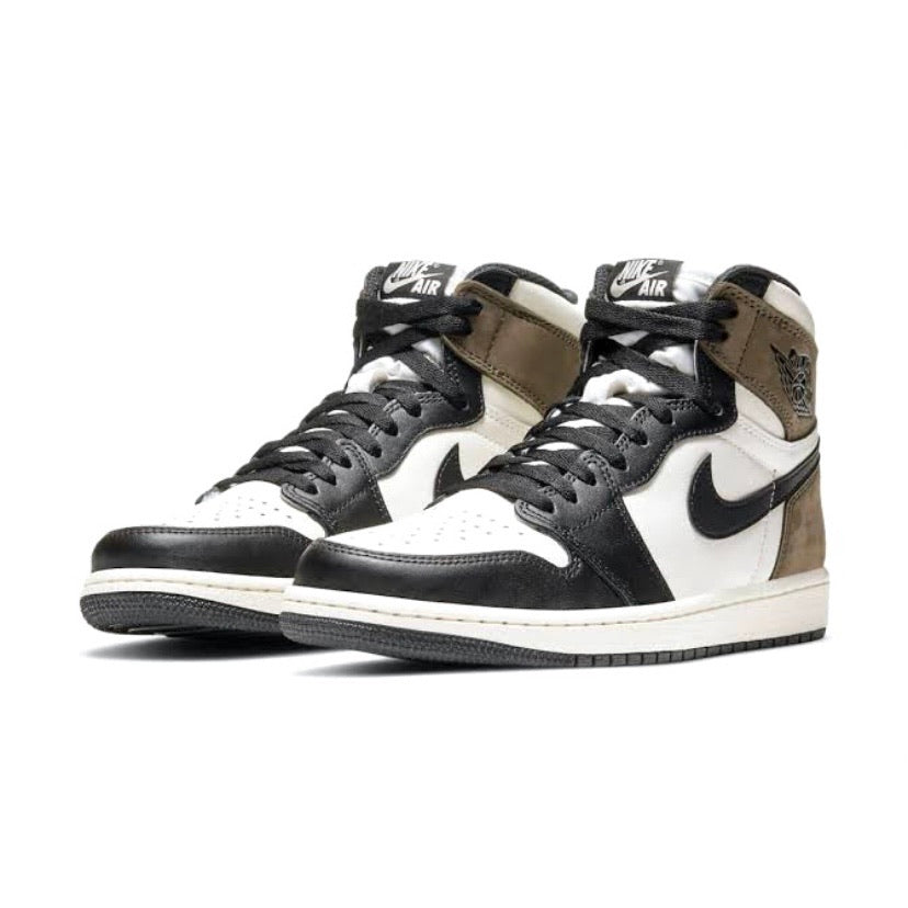 Air Jordan 1 High Retro OG Dark Mocha Black White Basketball Shoes - Men's Sneakers for Casual Wear & Street Fashion