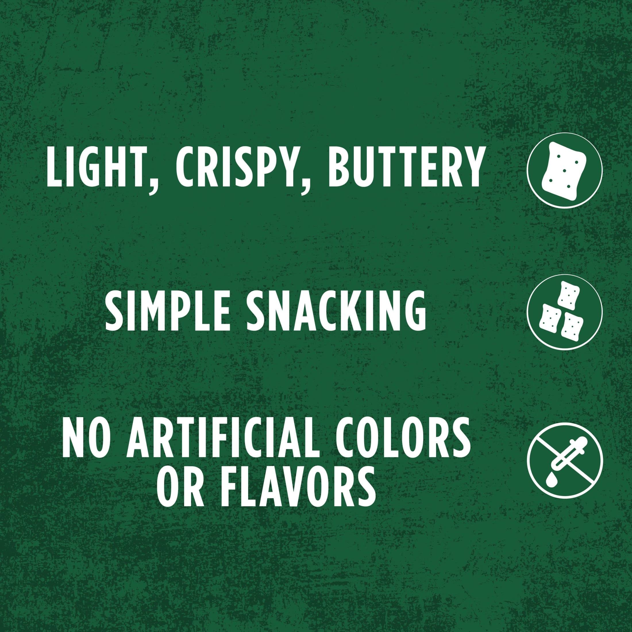 Baked Club Cracker Crisps - Ranch Flavor (6 Bags) | Healthy Snack Crackers for Parties, Office & School Lunch | Gluten-Free Baked Snacks for Kids & Adults