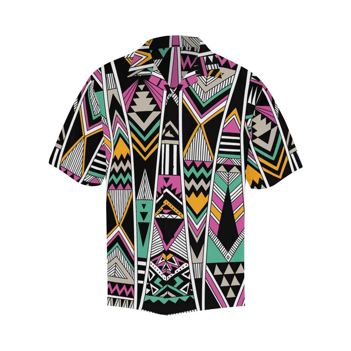 InterestPrint Men's Tribal Aztec Native American Graphic T-Shirt - Cool Casual Tee for Streetwear, Festival & Everyday Outfits