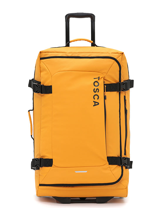 TOSCA TCA970 DELTA 28 Upright Duffle Bag - Yellow | Premium Travel Luggage for Gym, Sports & Weekend Getaways