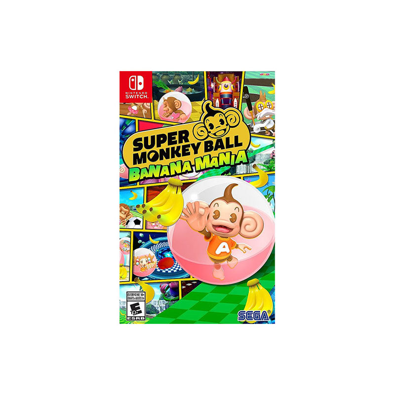 Super Monkey Ball Banana Mania - Nintendo Switch Game (US Version) - Fun Family Party & Arcade-Style Action for All Ages