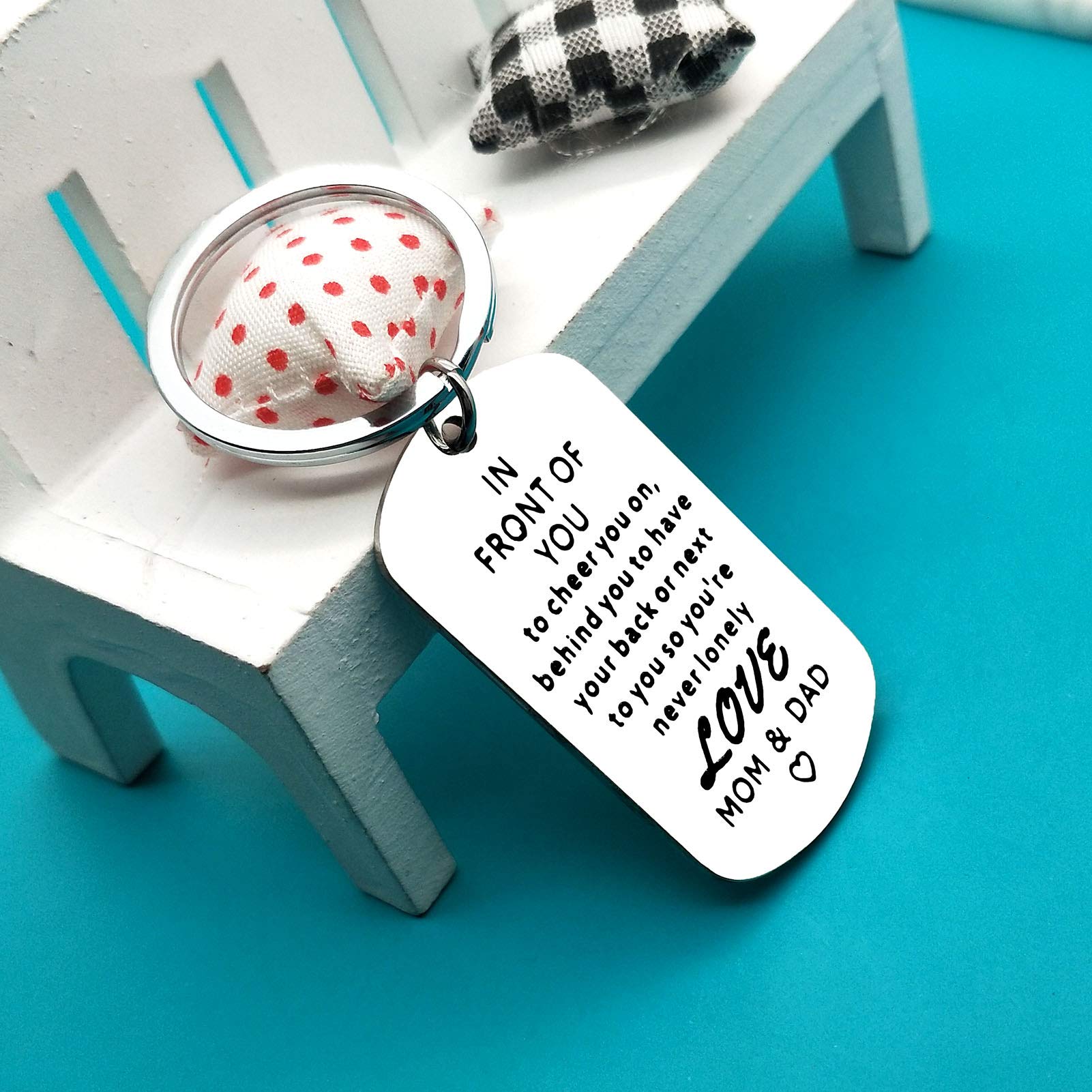 Xiahuyu Inspirational Son Keychain - Thoughtful Gift from Mom & Dad for Christmas, Birthday, Graduation, Wedding & Valentine's Day - Perfect Encouragement Present for Your Son | Ideal for Everyday Carry, Special Occasions & Heartfelt Moments