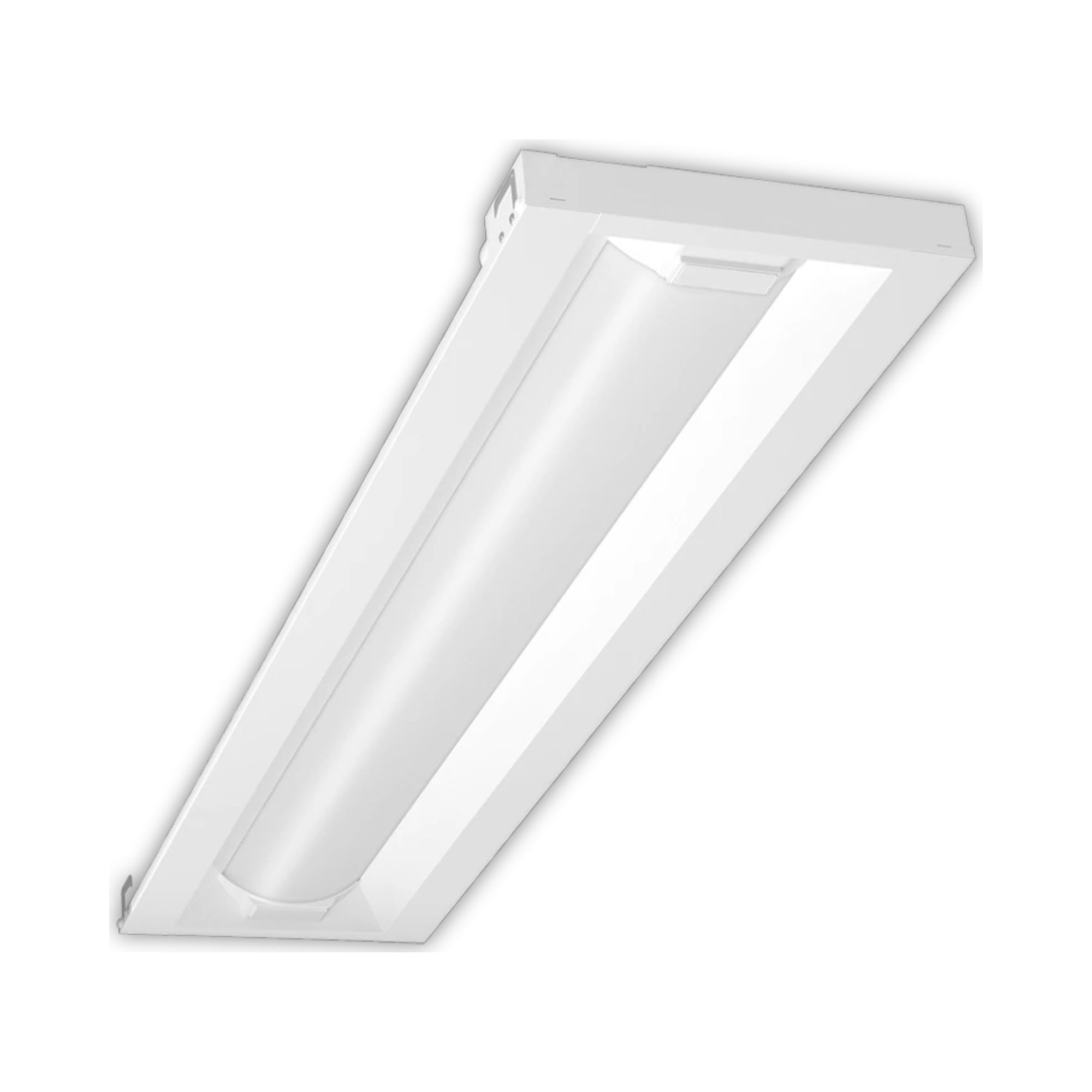 1x4 LED Troffer Light Fixture - 4100 Lumens, 30W, 3500K/4000K/5000K Color Temperature - Energy Efficient Office Lighting for Drop Ceiling, Warehouse & Commercial Spaces