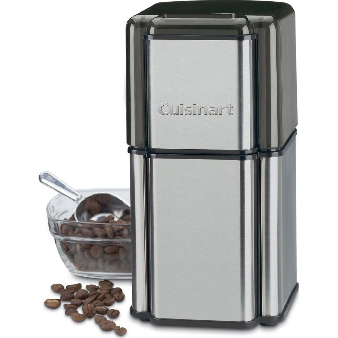 Cuisinart DCG-12BC Blade Coffee Grinder - Silver | Electric Burr Grinder for Fresh Ground Coffee | Perfect for Home, Office & Espresso Brewing