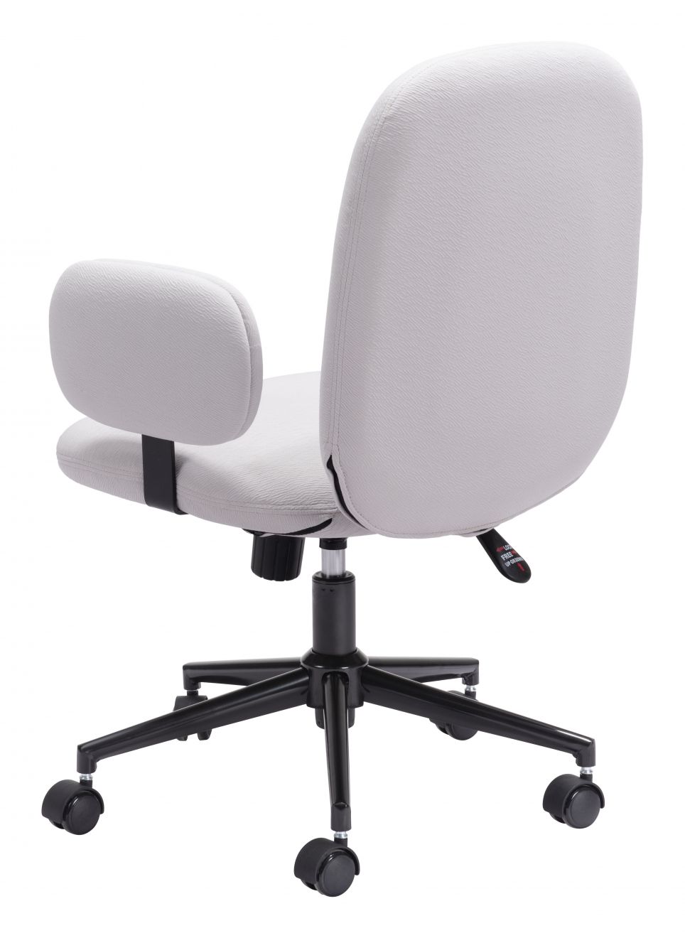 ZUO Modern Lionel Office Fabric Retro Chair - Stylish Mid-Century Design for Home Office & Workspace