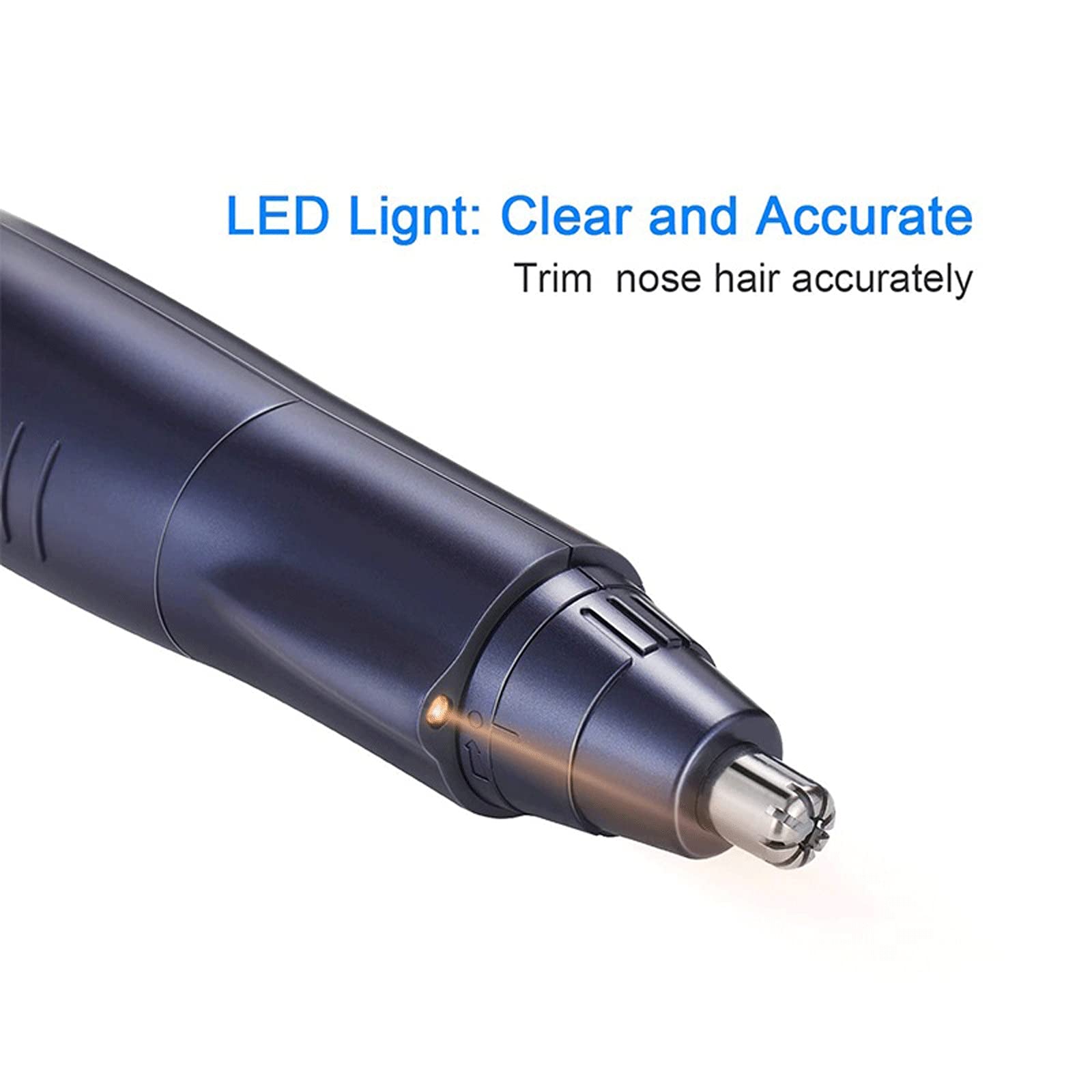 Electric Nose Hair Trimmer for Men - Painless Ear & Facial Hair Removal, Professional Eyebrow Trimmer & Shaver - Perfect for Grooming, Travel & Daily Hygiene Care