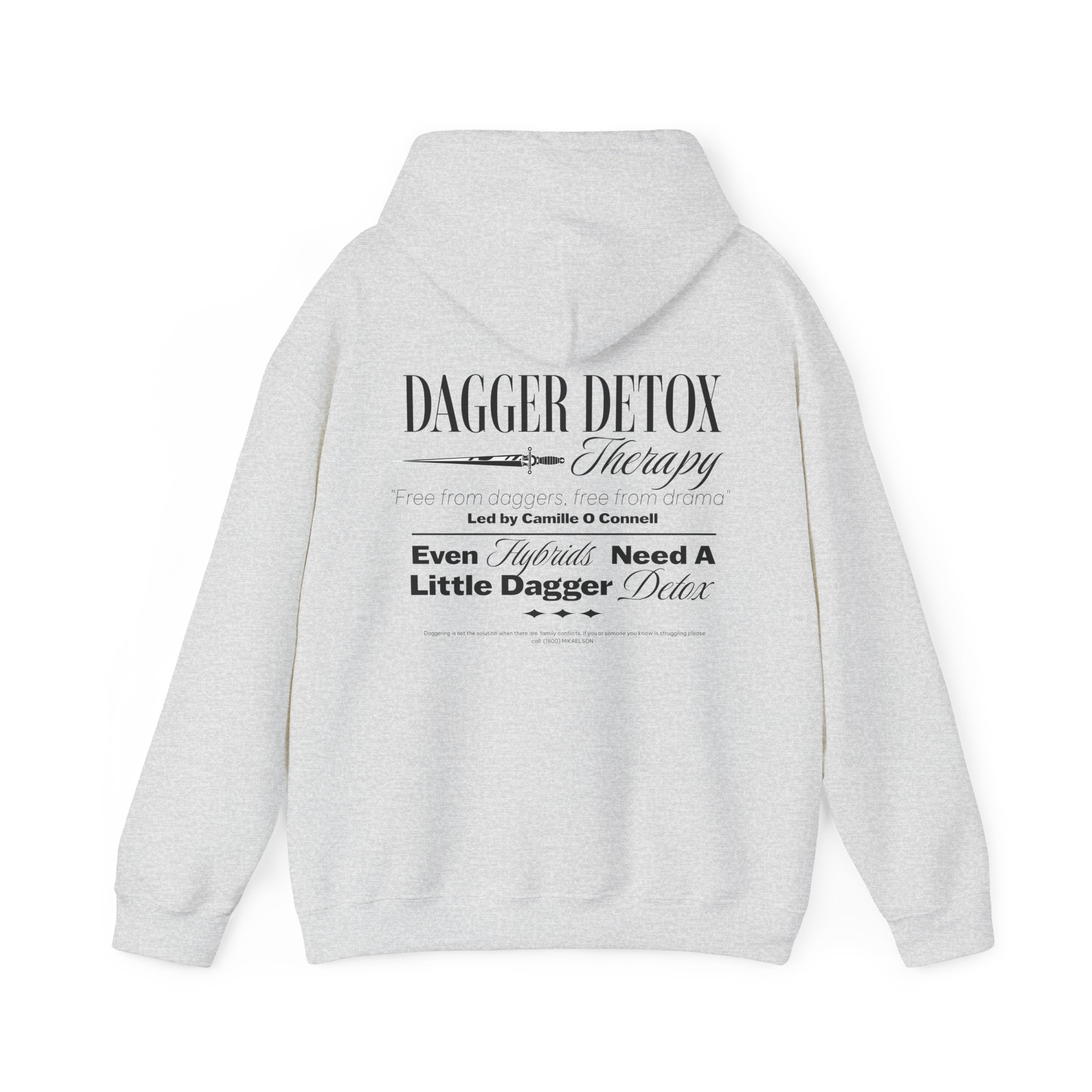 Dagger Detox Hoodie for Men & Women - Lightweight Sweatshirt with Odor Control & Moisture Wicking - Perfect for Gym, Yoga, and Outdoor Activities