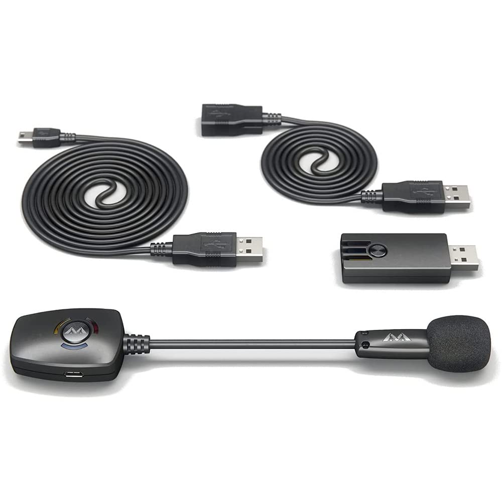 Antlion Audio ModMic Wireless Attachable Boom Microphone for Headphones - Noise Cancelling USB Microphone for PC, Mac, Linux, PS4, Gaming & Streaming - Perfect for Online Meetings, Podcasts & Voice Chats