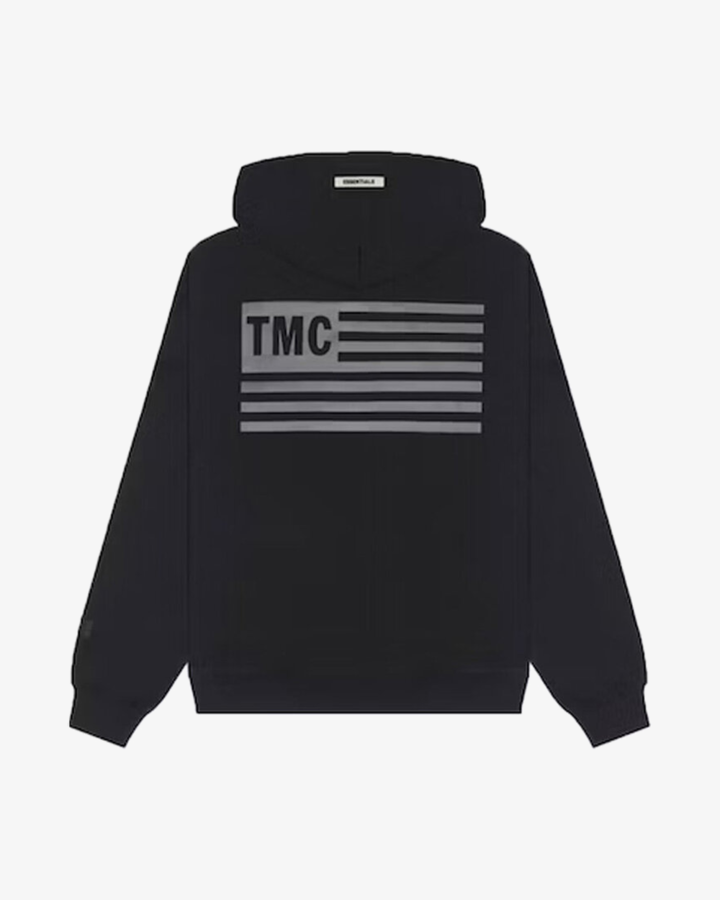 FOG ESSENTIALS x TMC CRENSHAW Black Hoodie - Streetwear Fashion for Men & Women | Perfect for Casual Wear, Gym, and Urban Outfits