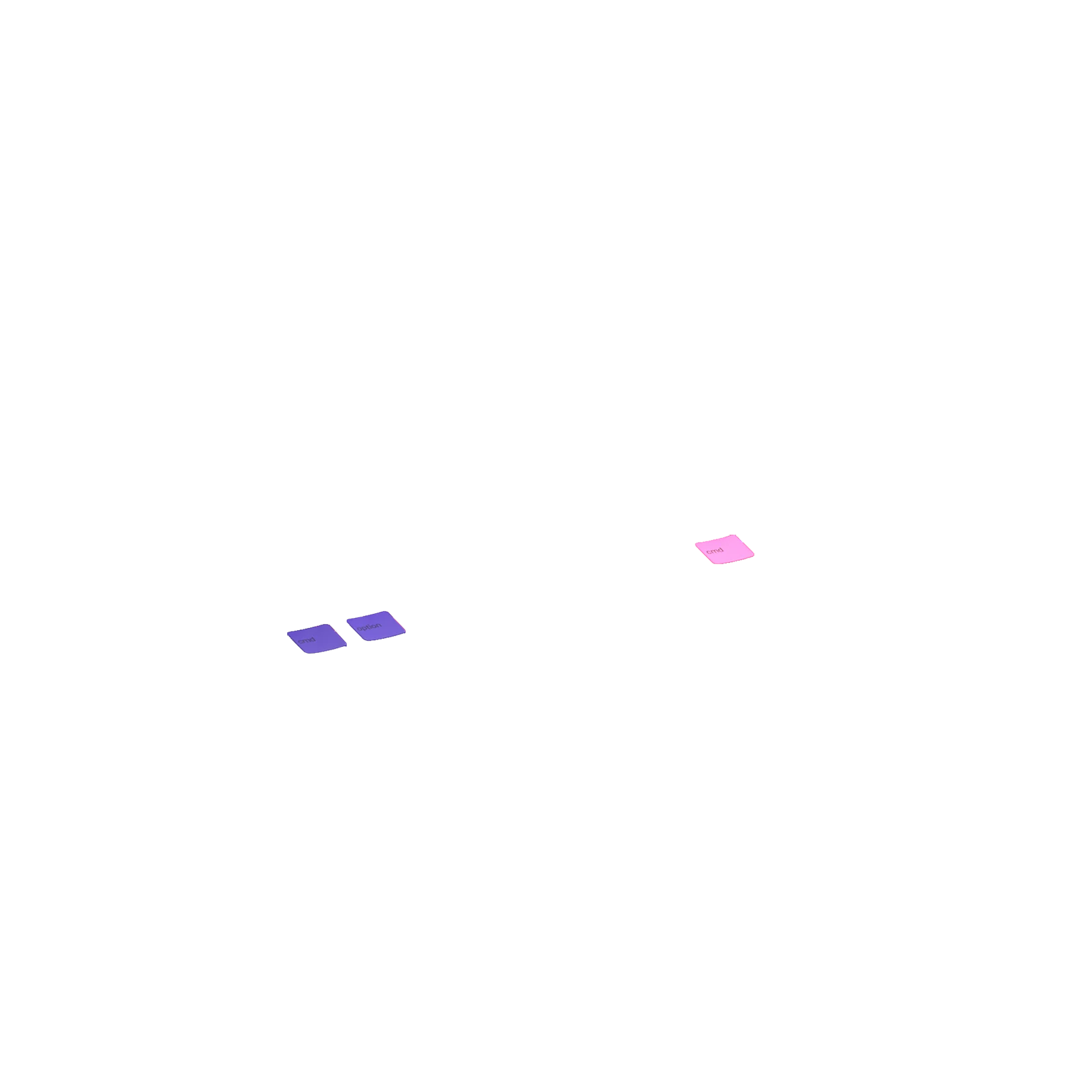 Nebula DE Keycaps for Mechanical Keyboards - Custom Gaming & Typing Keycaps for PC, Mac, Laptop (Perfect for Gamers, Programmers & Enthusiasts)