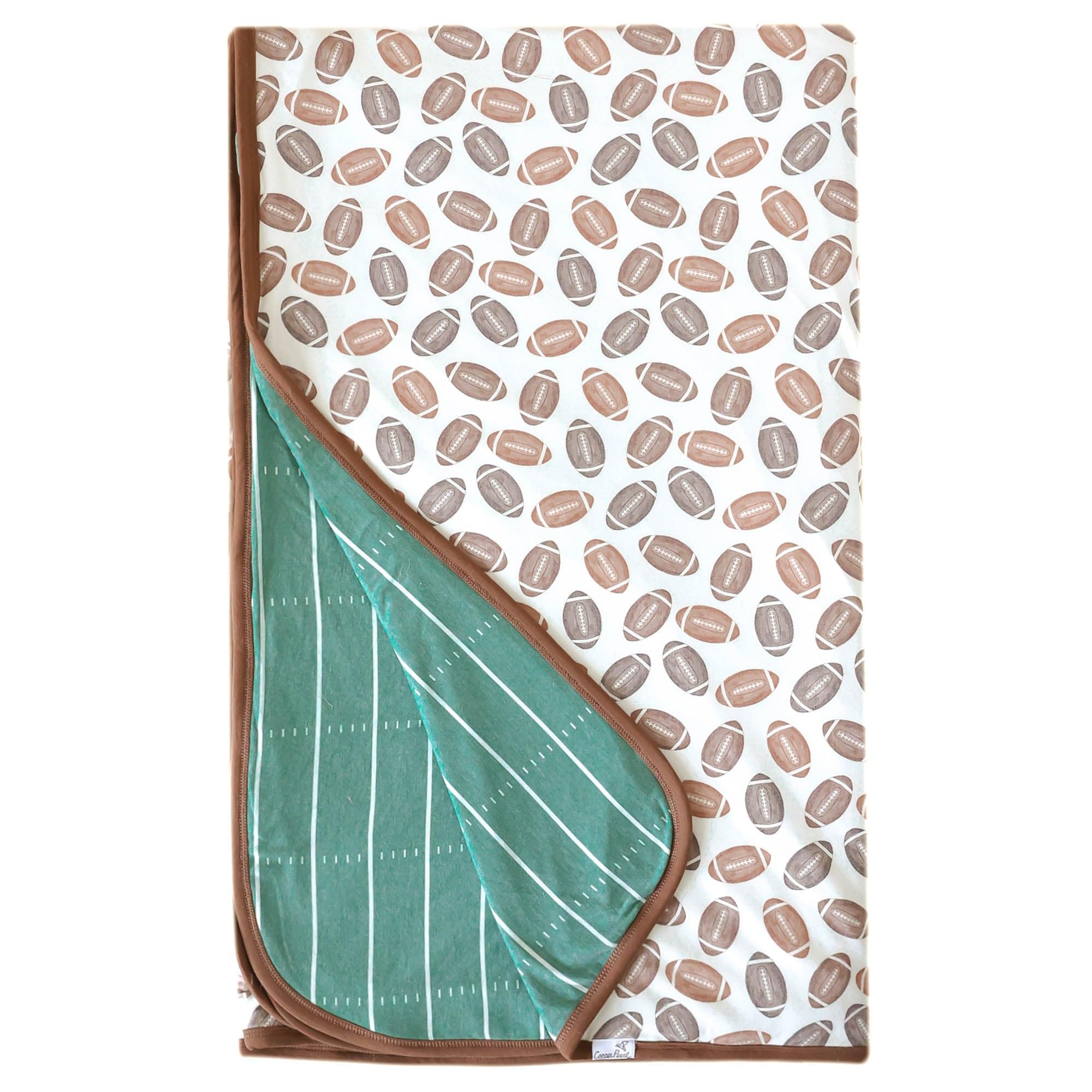 Premium Copper Pearl Jumbo 3-Layer Baby Blanket - Ultra Soft & Breathable Baby Quilt for Boys & Girls | Cozy Toddler Blanket for Newborns & Infants | 46