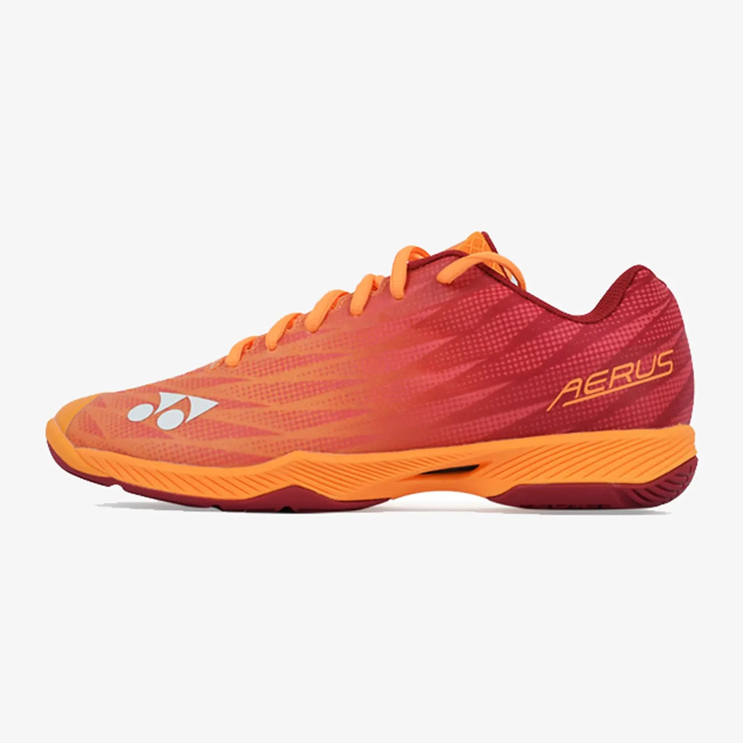 Yonex Aerus Z2 Men's Badminton Shoes - Lightweight & Breathable (Orange/Red) - Perfect for Court Sports & Indoor Games