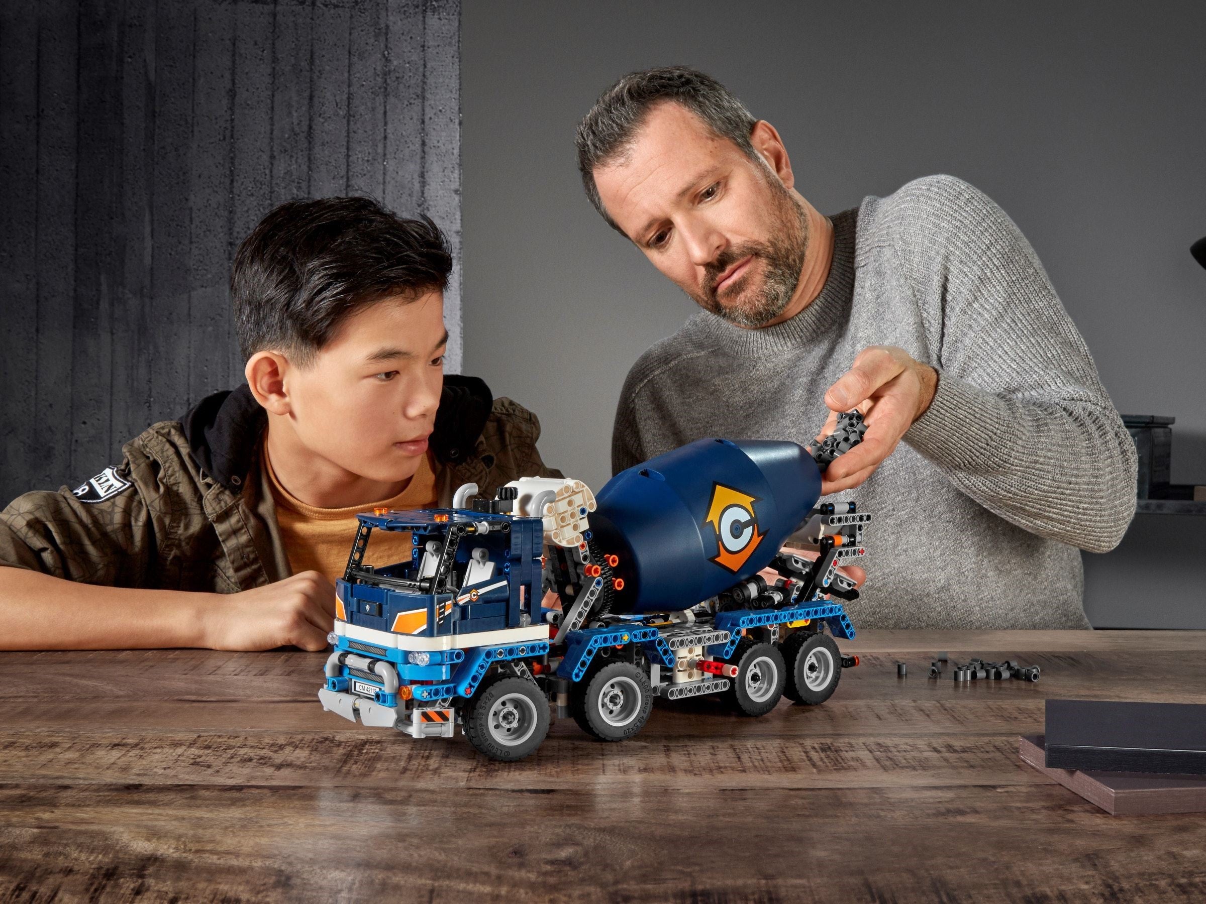 LEGO 42112 Technic Cement Mixer Truck Building Set – STEM Educational Toy for Kids & Adults – Perfect for Construction Enthusiasts & Collectors – Great for Birthday Gifts & Creative Play