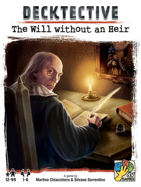Decktective: The Will Without an Heir - Mystery Board Game for Adults & Teens | Solve Inheritance Puzzles | Perfect for Game Nights & Family Gatherings