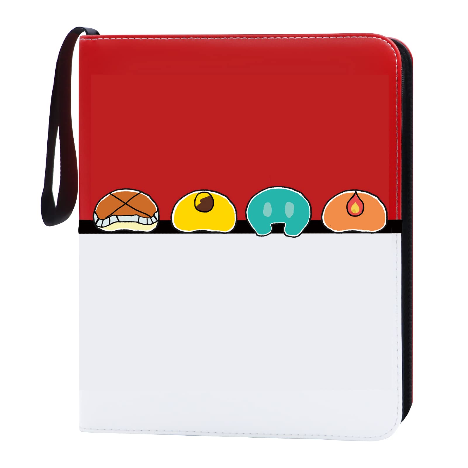 900-Card 9-Pocket Binder for TCG Cards | Zatozkar Premium Card Album with 50 Removable Sleeves & Cute Back Design - Perfect for Pokemon, MTG, Yu-Gi-Oh Collectors & Trading Card Game Storage