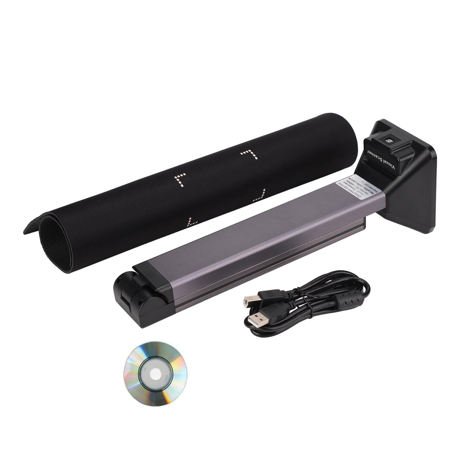 5MP Portable Document Scanner with LED Fill Light - Compact Desktop & Book Scanner for Office, Home, School - Foldable Lightweight Design for Pictures, ID Cards, Manuscripts - Perfect for Digitizing Documents, Archiving Photos & Remote Work