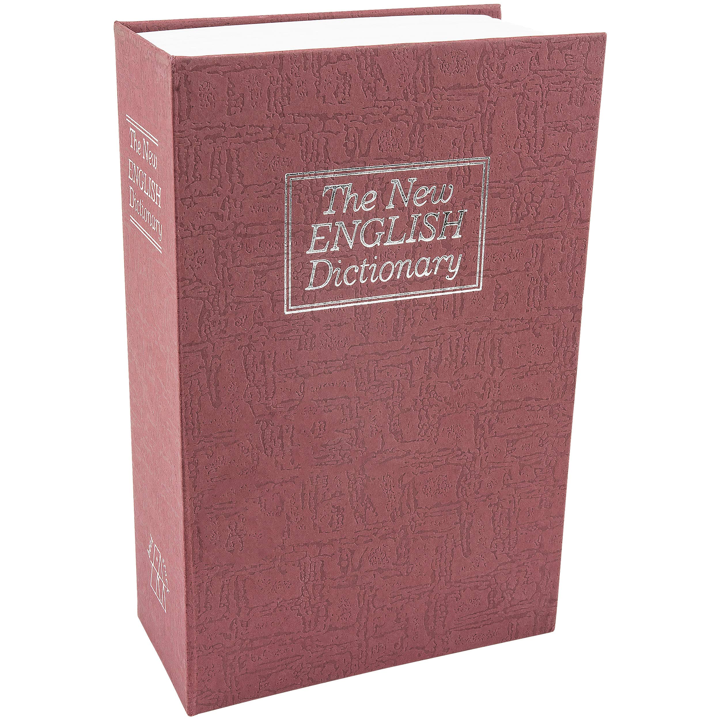 Southern Homewares Small English Dictionary Hidden Safe Box - Diversion Book Lock Box for Cash, Jewelry & Valuables - Perfect for Home, Office & Travel Security