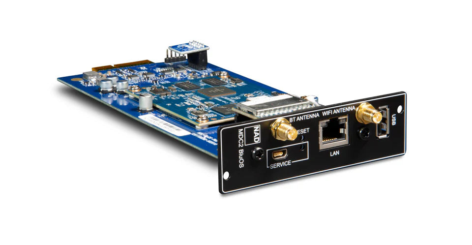 NAD MDC2 BluOS D Streaming Module - High-Resolution Audio Streaming for Home Theater & Multi-Room Systems | Perfect for Audiophiles & Smart Home Integration