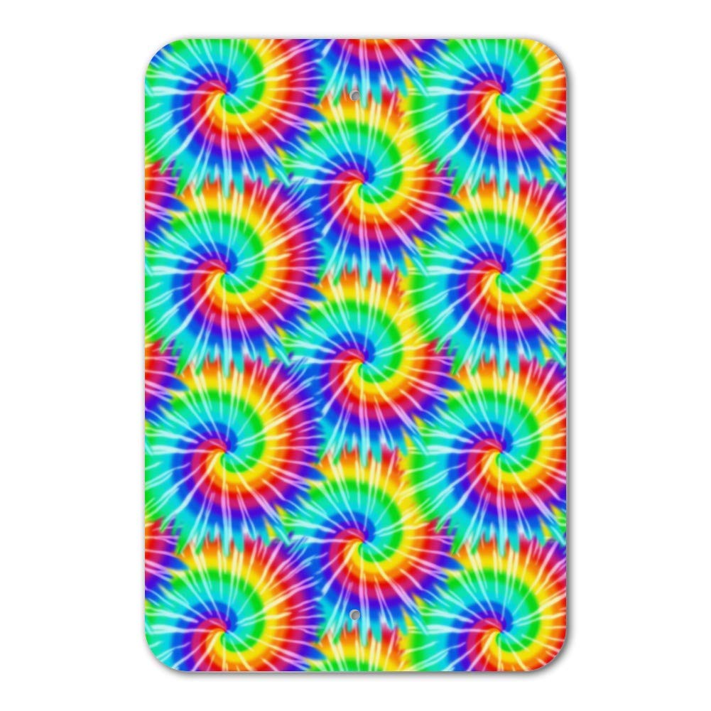 Vibrant Tie Dye Pattern Sign for Home, Office & Business Decor | Unique Wall Art for Living Room, Bedroom or Workspace