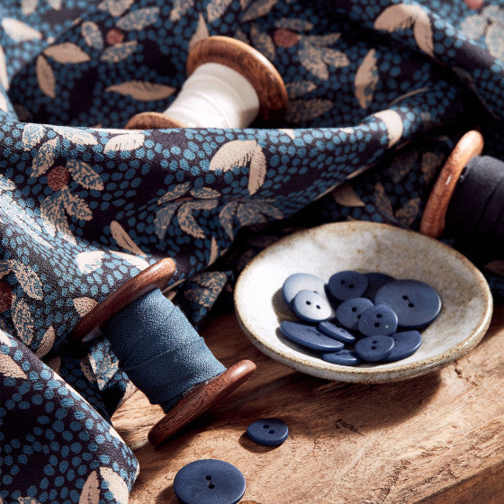 Viscose Crepe Fabric with Lenzing™ EcoVero™ Fibers - Atelier Brunette Lucie River Collection | Sustainable & Eco-Friendly Material for Dresses, Blouses & DIY Sewing Projects