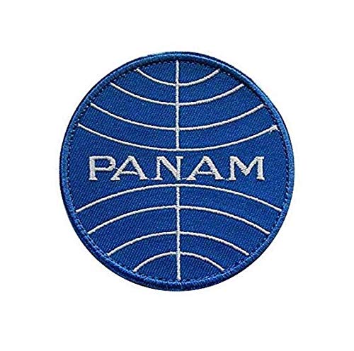 Vintage Pan Am Airlines Embroidered Iron-On Patch - Perfect for Jackets, Hats & Backpacks | Collectible Airline Memorabilia for Aviation Enthusiasts