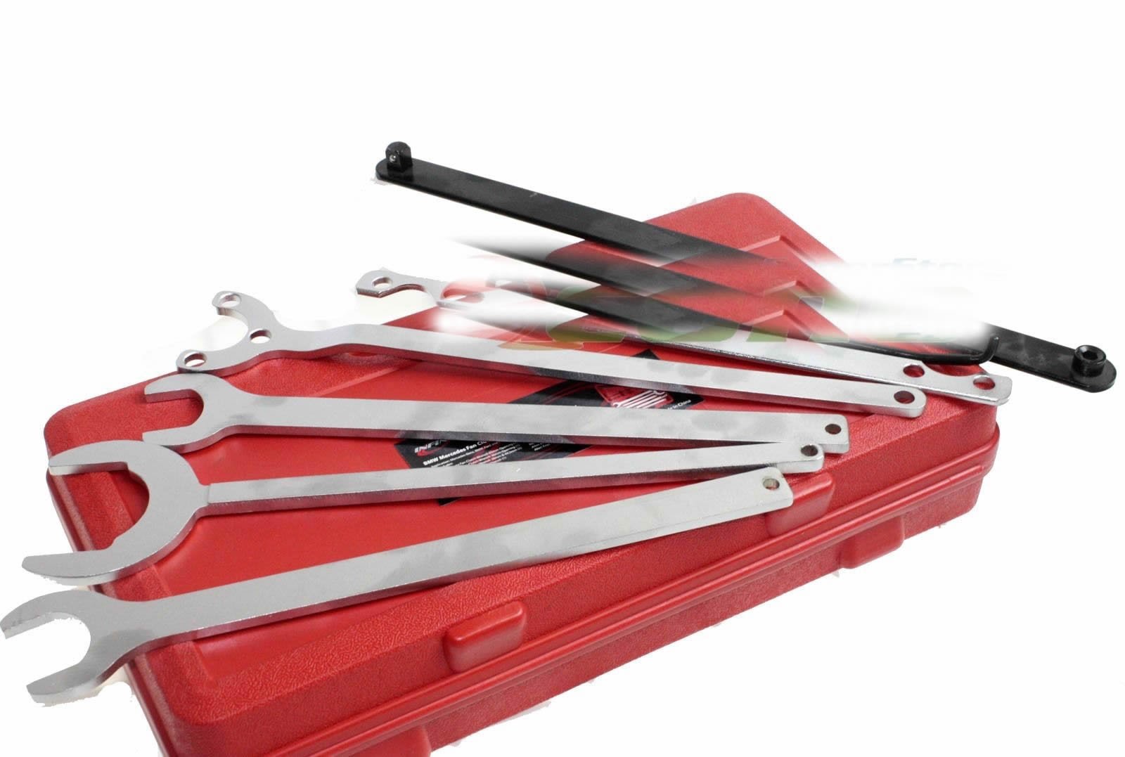 BMW Mercedes Fan Clutch Water Pump Wrench Tool Set - 32mm 36mm 38mm 40mm 65mm Sizes - Perfect for DIY Car Repairs & Engine Maintenance