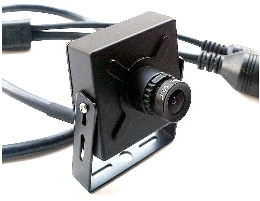 4MP Pinhole IP Camera with 16mm Telephoto Lens, 22° Viewing Angle, PoE & Built-in Microphone - Ideal for Home Security, Office Surveillance, and Covert Monitoring