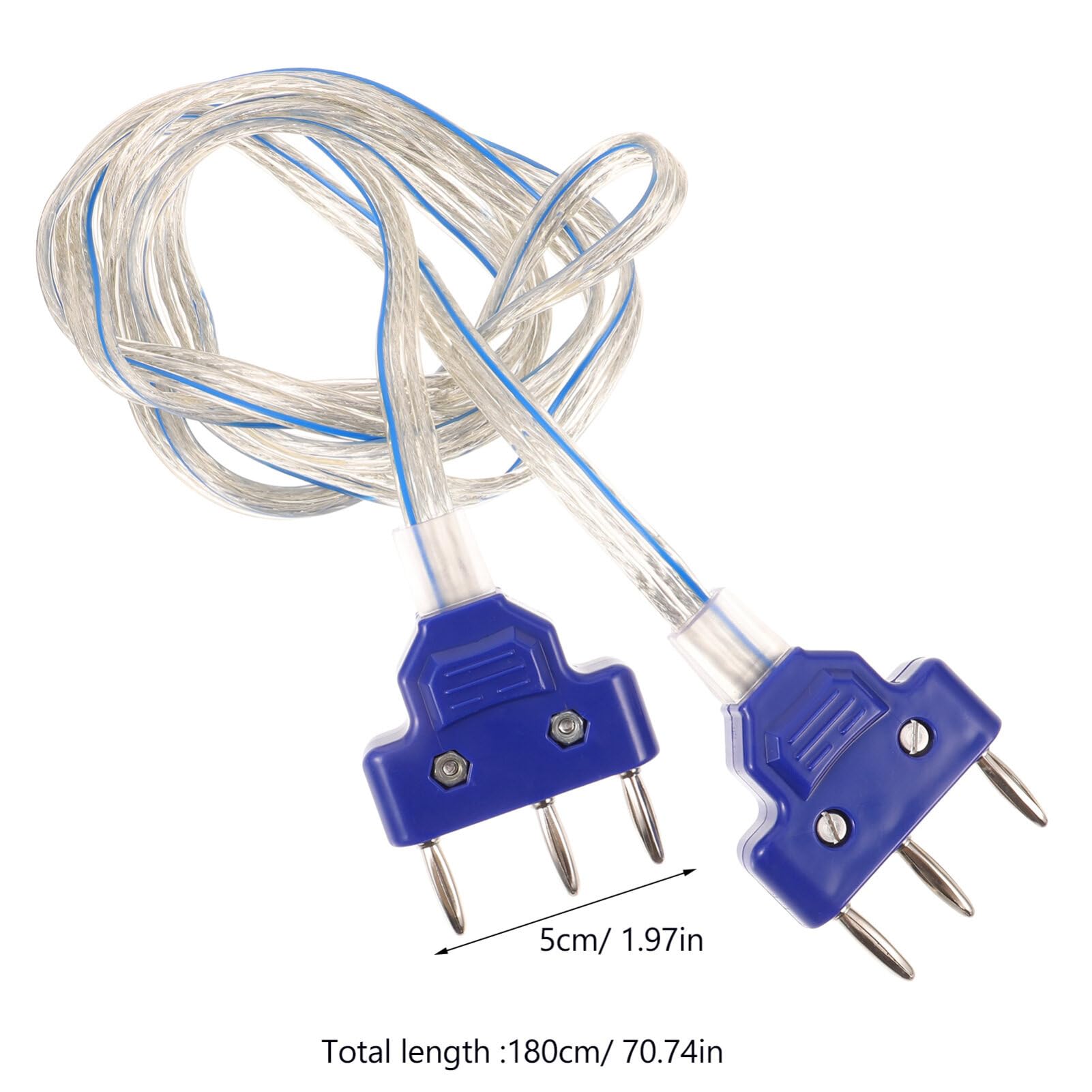 GANAZONO Fencing Body Cord - Premium Epee & Foil Fencing Wire with Mask Clips - Durable Head Wire Clamps & Connector for Fencing Equipment | Perfect for Training & Competition