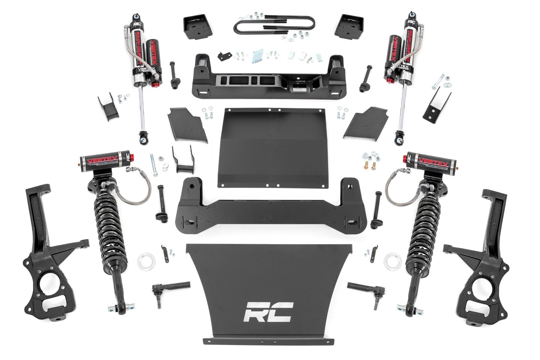 6 Inch Lift Kit for Chevy Silverado 1500 4WD (2022-2024) | Mono Leaf Rear Suspension | Vertex Series 21650 | Off-Road & Truck Customization Upgrade