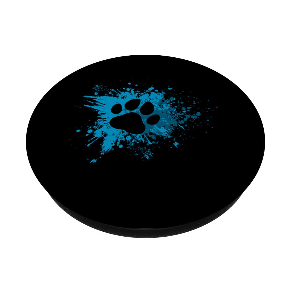 Dog Paw Print PopSockets Swappable PopGrip - Cute Dog Lover Gift for Pet Owners - Perfect for Phones, Tablets & Dog Walking Accessories