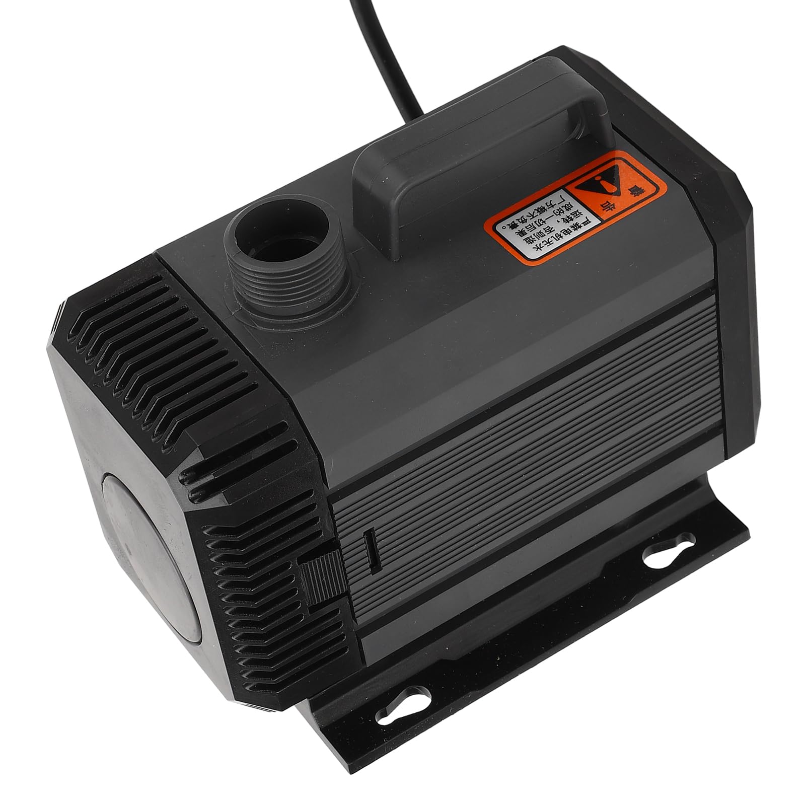 Adjustable Submersible Water Pump 2000L/H, 55W Super Quiet 200-240V Pond Pump with 2 Nozzles for Waterfalls - Easy to Disassemble for Outdoor Fountain, Aquarium & Garden Decoration