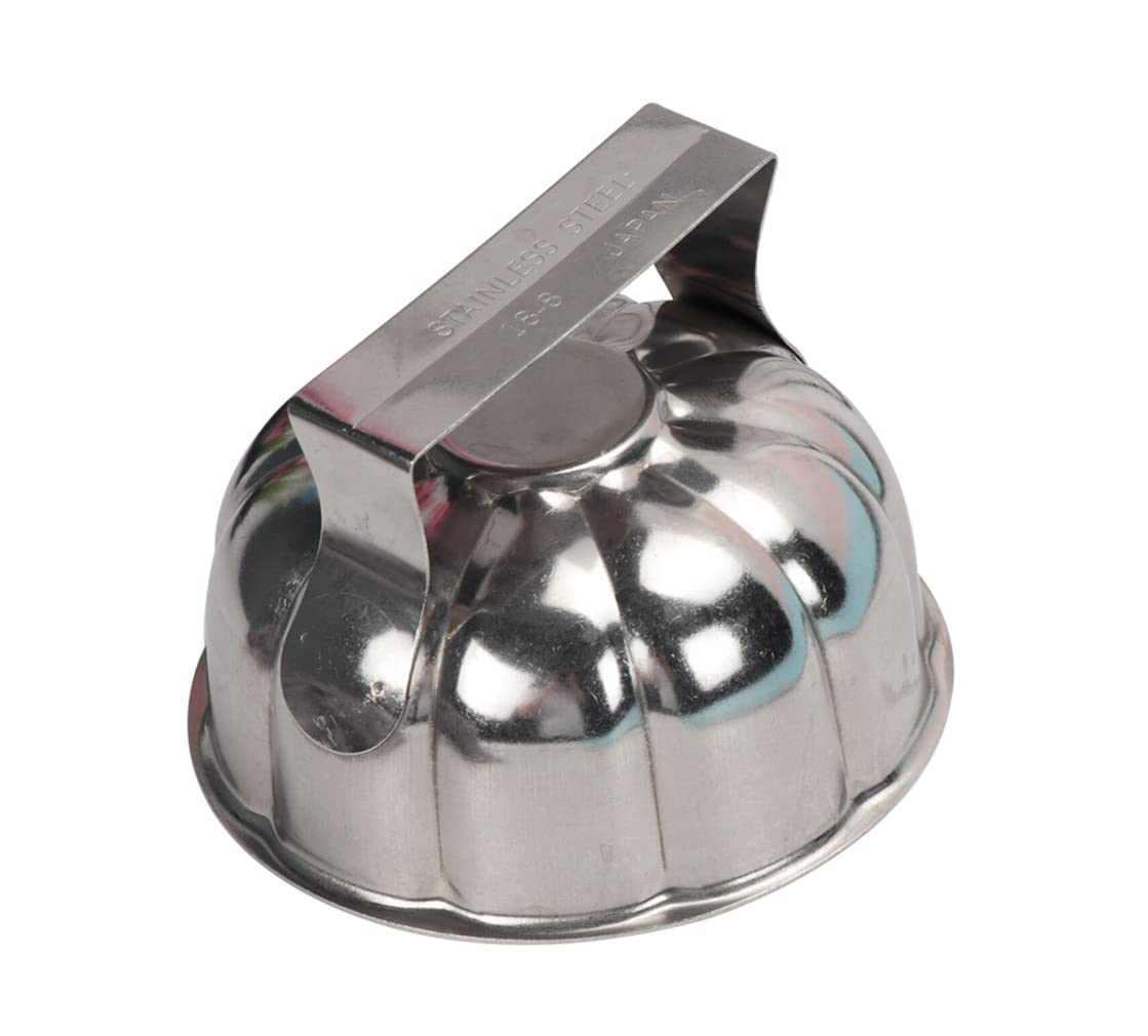 Premium Stainless Steel Flower Petal Fried Rice Mold - Egg Fried Rice Press Cutter for Sushi, Bento & Asian Cuisine Decoration - Perfect for Home Cooking & Restaurant Food Presentation
