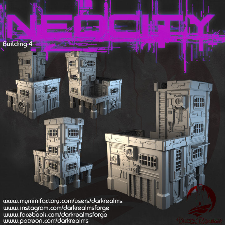 Watch Tower & Shop Neo City Building #4 - Industrial Surveillance & Security Solution for Factories, Warehouses & Commercial Properties