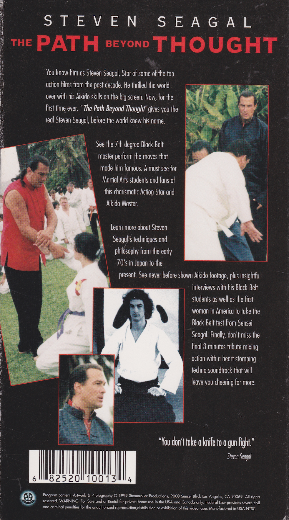 Preowned Aikido the Path Beyond Thought VHS by Steven Seagal - Vintage Martial Arts Training Video for Self-Defense & Meditation Practice