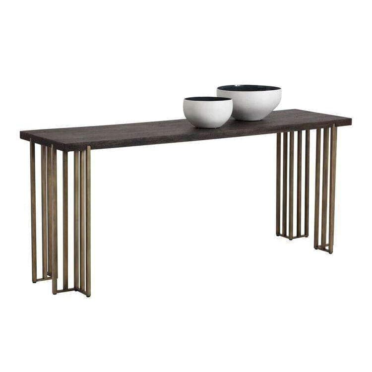 Modern Alto Console Table - Entryway Sofa Table with Storage Shelf - Perfect for Hallway, Living Room & Bedroom Decor
