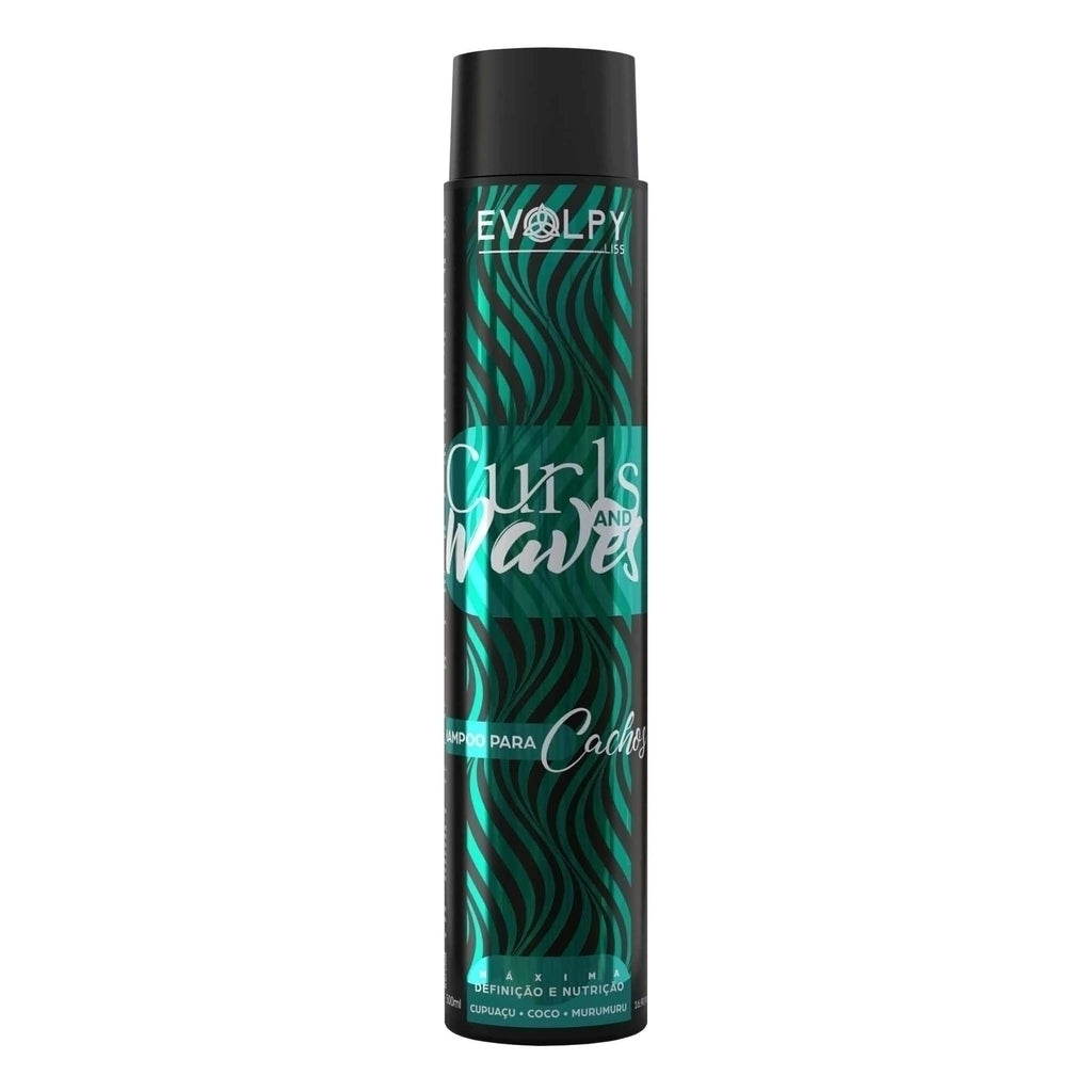 Evolpy Liss Curls & Waves Styling Cream 500ml - Hydrating & Defining for Natural Curls & Waves - Perfect for Daily Styling & Frizz Control