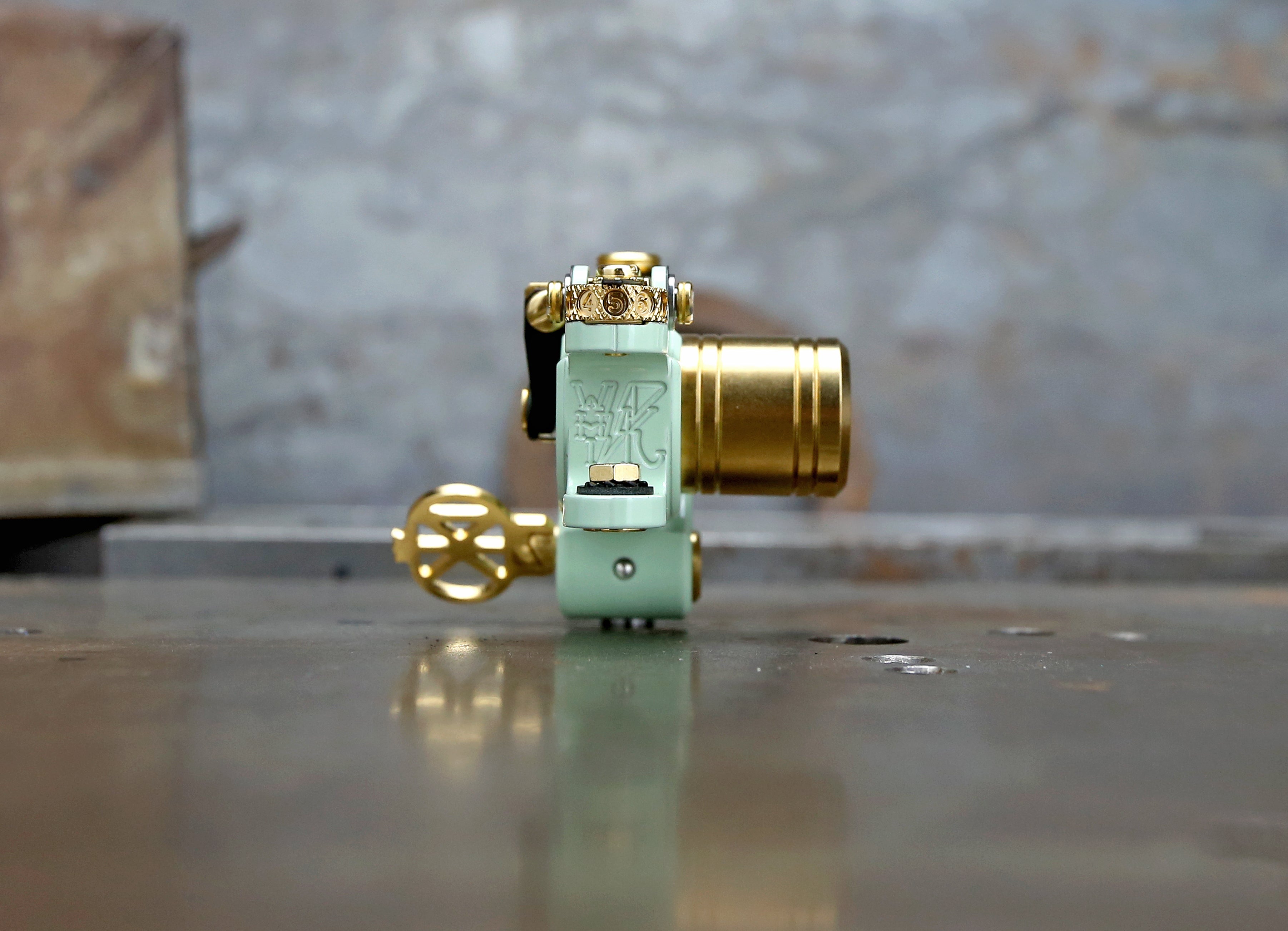 Limited Edition Dan Kubin Seafoam & Gold V3R Sidewinder Knife - Premium EDC Folding Pocket Knife for Outdoor, Camping & Everyday Carry
