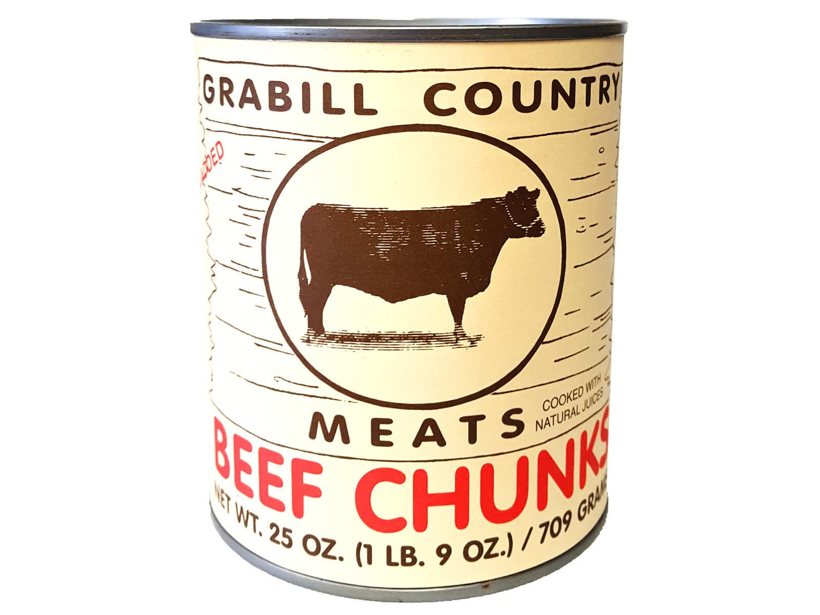 Grabill Country AmishTastes Ready-to-Eat Canned Meats Variety Pack - Beef, Chicken, Pork & Turkey (106oz) | Emergency Food Supply, Camping & Survival Essentials