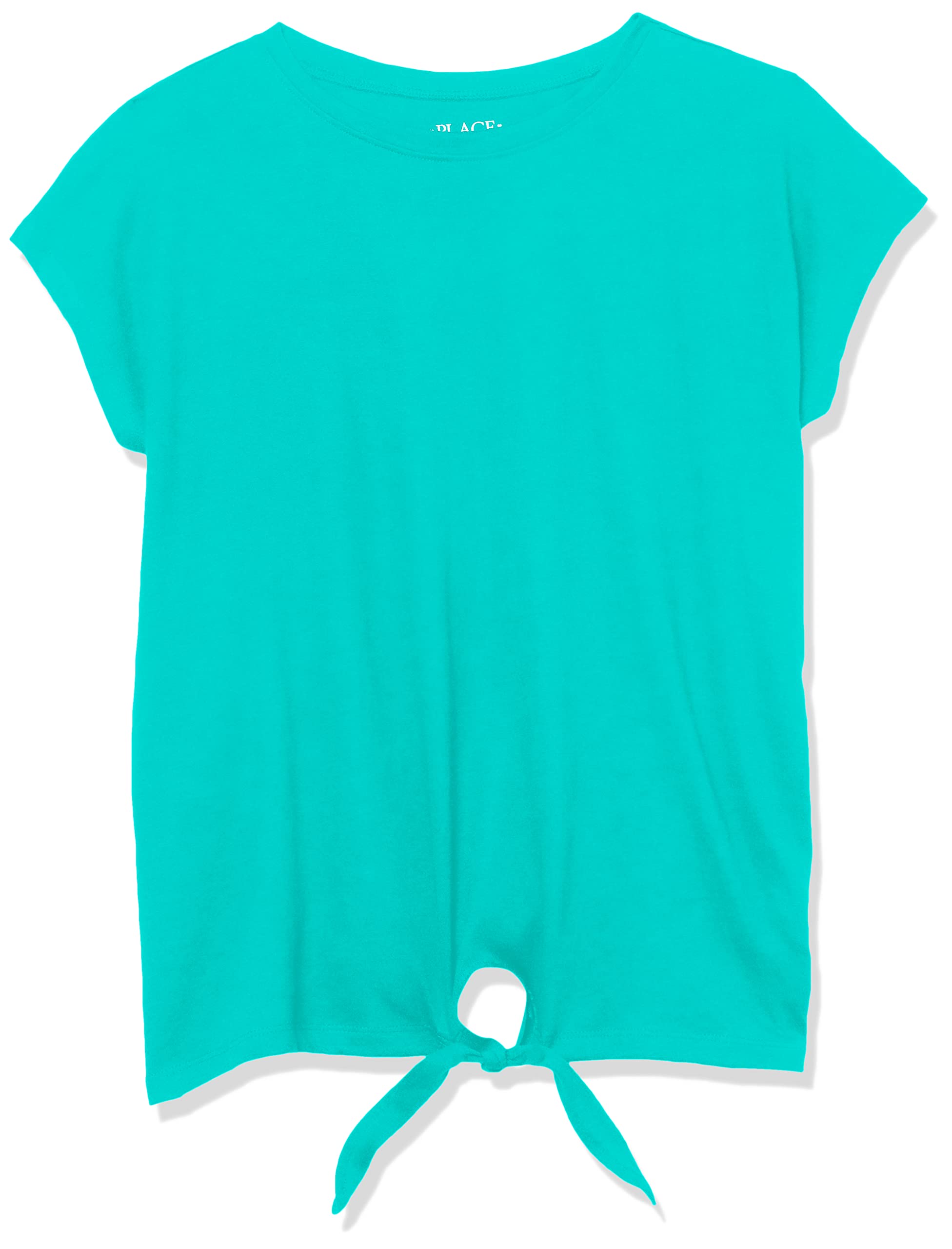 The Children's Place Girls' Tie-Front Tops | Cute & Comfortable Short Sleeve Blouses for Toddler & Little Girls | Perfect for School, Playdates & Family Outings