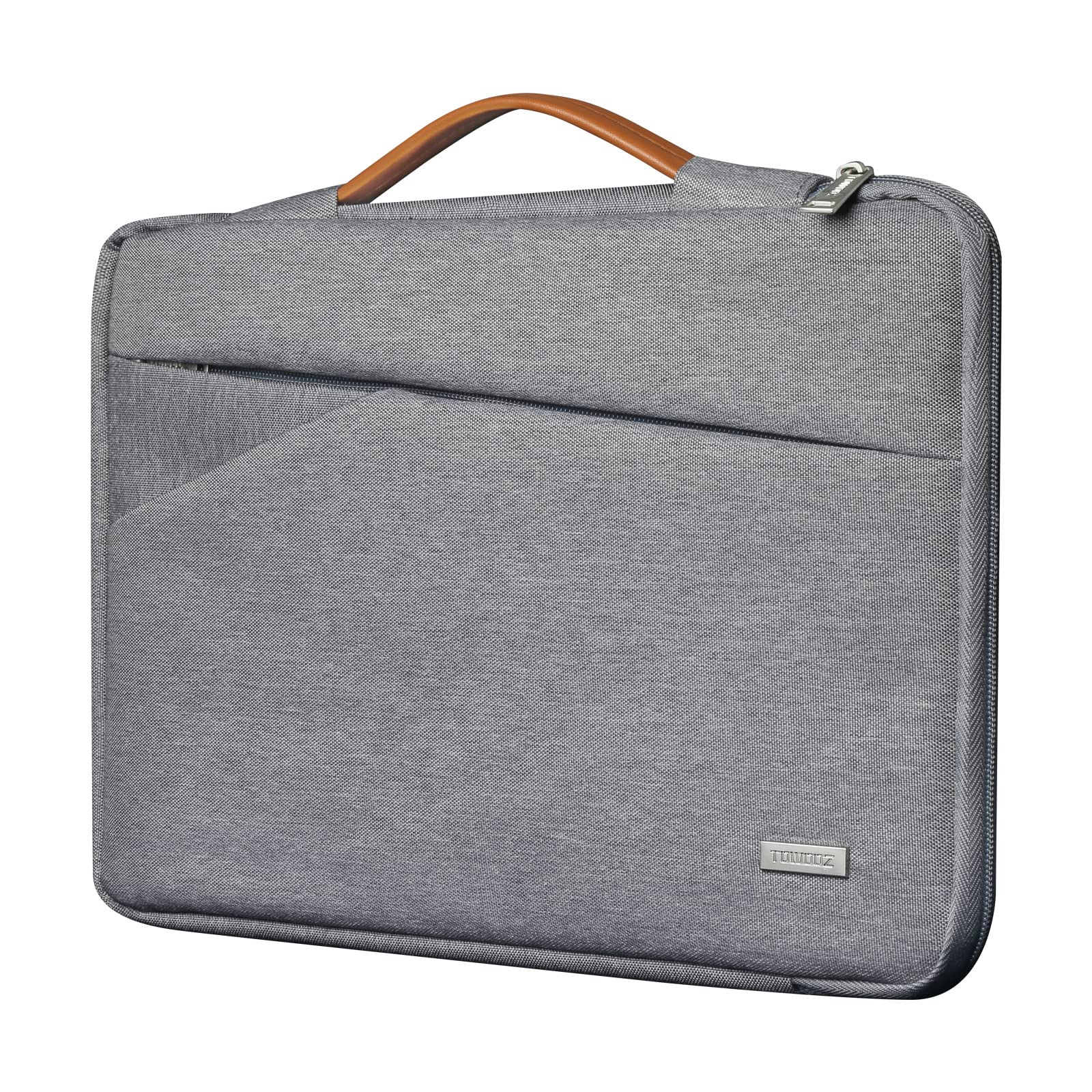 TOWOOZ 13 Inch MacBook Air & Pro Laptop Sleeve Bag - Shockproof Waterproof Carrying Case with Handle & Accessory Pocket | 360° Protection for MacBook Air 13